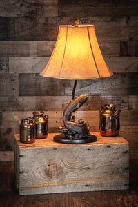 Ben's Cabin 25” H Fish Table Lamp