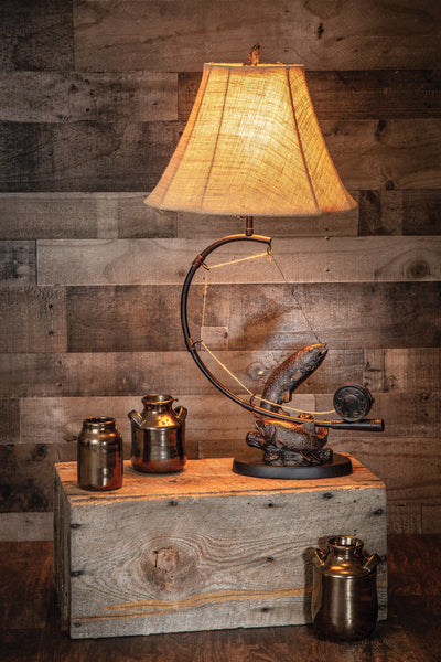 Lodge sales table lamps