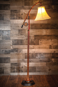 Ben's Cabin 64” H Rod and Reel Floor Lamp